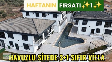 DİDİM HİSARDA HAVUZLU SİTEDE SAĞTUR PLAJA YAKIN 3+1 VİLLA