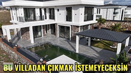 DİDİM EFELER MİNİ CARREFOUR ARKASI SATILIK 500M² ARSADA 4+1YERDEN ISITMALI AKILLI VİLLA