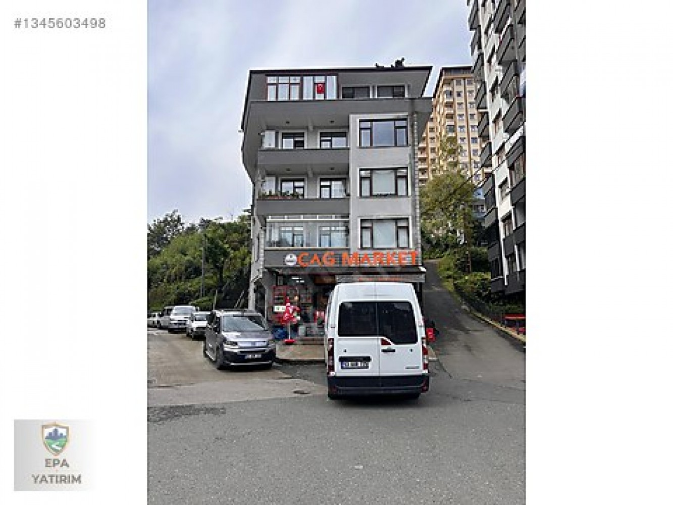 Rize Merkezde Kiralık Kısmen Eşyalı 2+1 Daire