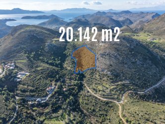 Marmaris Selimiyede Deniz Manzaralı 20.142 m2 Satılık Arazi