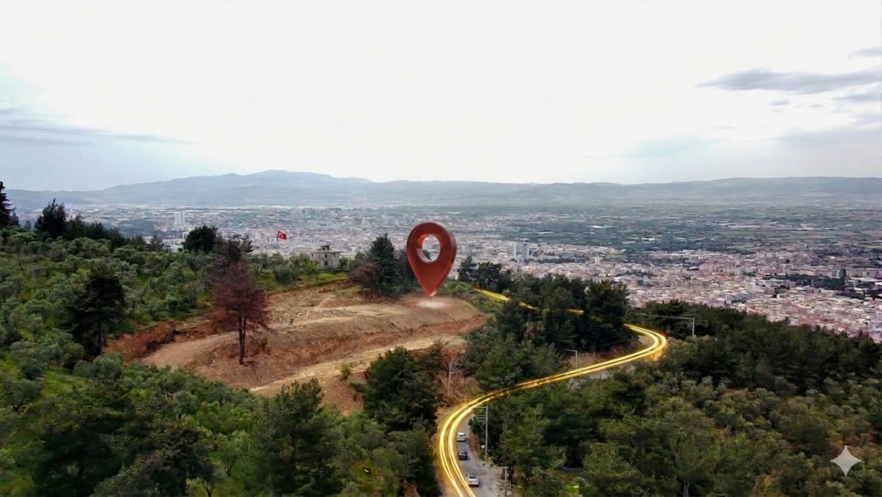 Manisa Spil Dağı Mevlevihane Mevkiinde Satılık 3.760m² Tarla