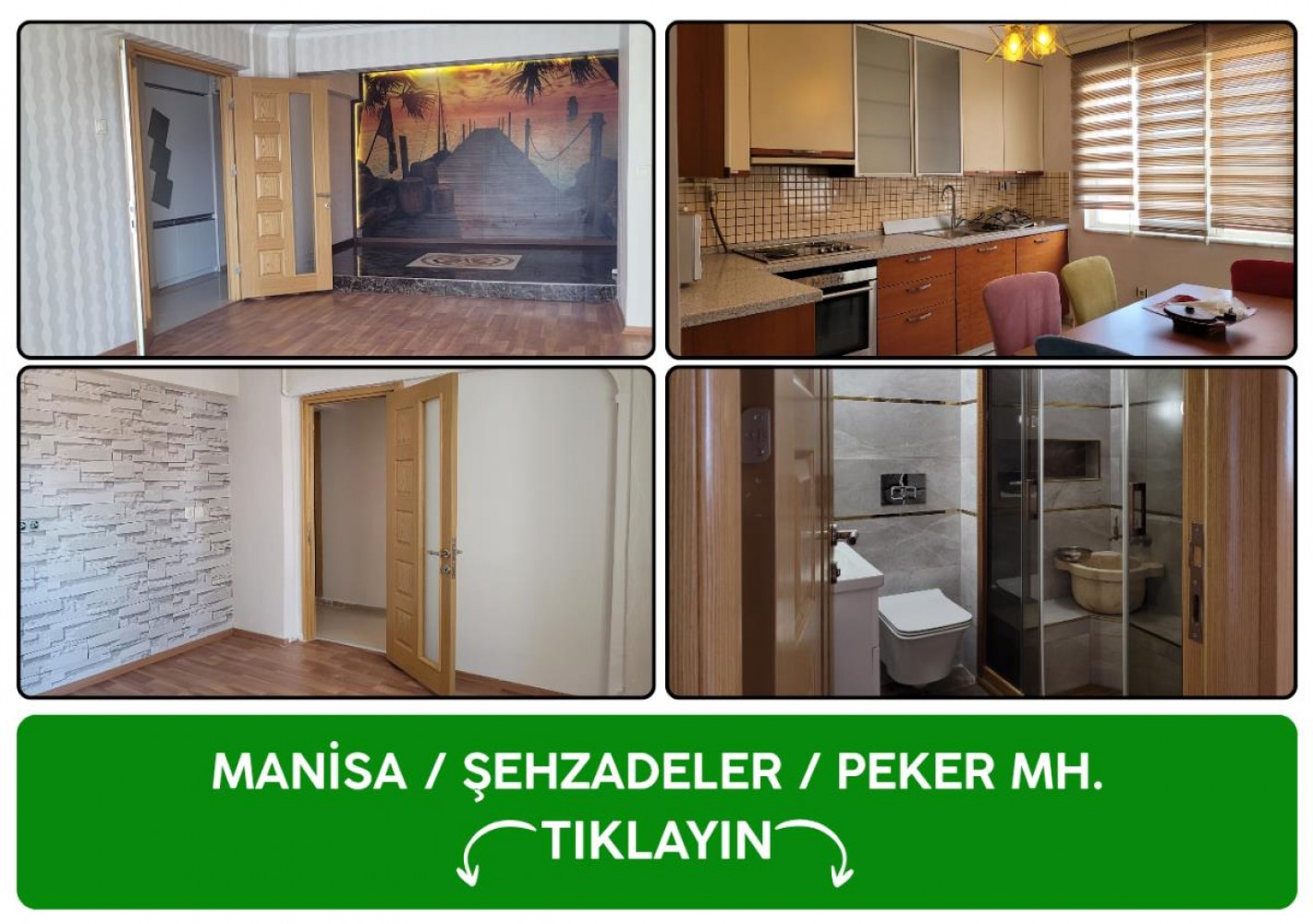 Manisa Şehzadeler Peker Mh. 2+1 Ara Kat Asansörlü Daire