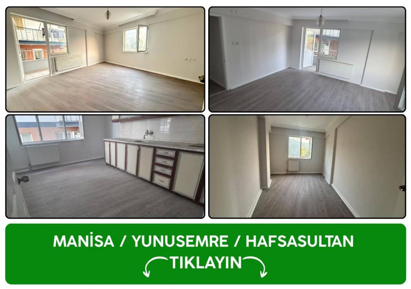 Manisa Yunusemre Hafsasultan Mahallesi 3+1 Kapalı Mutfak Satılık
