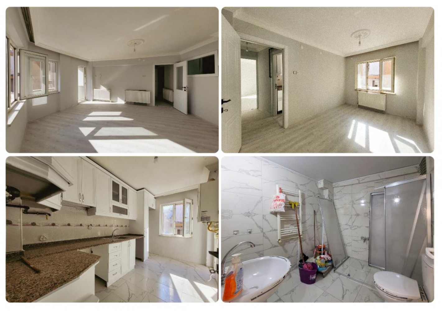 Manisa Şehzadeler Yarhasanlar Mh. 2+1 Kapalı Mutfak Arakat Daire