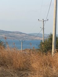 ÇANAKKALE LAPSEKİ KANGIRLI  BOĞAZ KÖPRÜVE  BOĞAZ MANZARALI, İMARLI ARSA