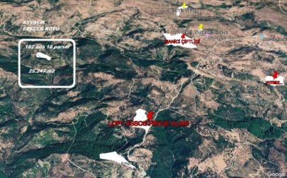 Çanakkale Ayvacık ERECEK Köyü 25.247.-m2  tarla 