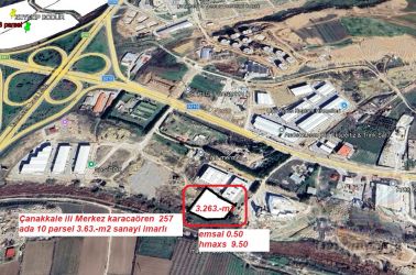 Çanakkale Merkez Ve İlçelerinde Sanayi ve Konut,  Ticari imarlı arsalar