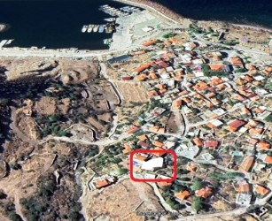 AYVACIK, BABAKALE KÖY İÇİ 218 M2 Konut imarlı deniz gören arsa