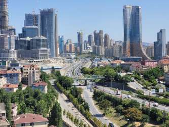 FİNANS MERKEZİNE KOMŞU KAPANMAZ MANZARALI 10 .KAT 3+1 135 M2