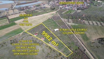 MAXS EMLAK`TAN SATILIK MEYVE BAHÇESI