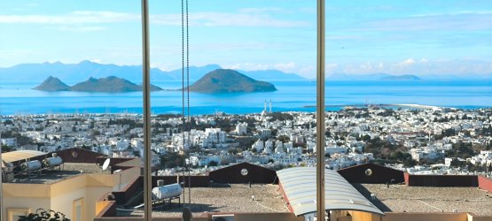 BODRUM TURGUTREİS KARABAĞ DA 3+1 MANZARALI DAİRE REF-2571-1