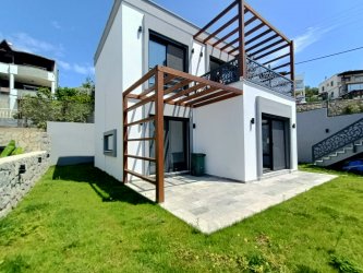 BODRUM TURGUTREİSTE DENİZ MANZARALI 3+1 SIFIR SATILIK dubleks  EV REF-2893
