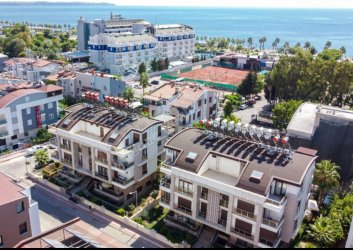 ANTALYA KONYAALTI GÜRSU`DA DENİZE 200 MT.MESAFEDE 4+1 DOĞALGAZ+HAVUZ FULL MOBİLYA DUBLEX