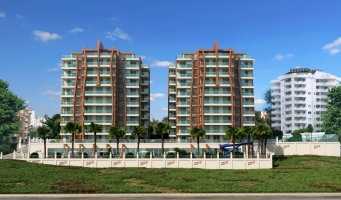 Antalya Alanya Tosmur`da Denize 400 Metre Mesafede Residence Sitede Satılık  1+1, 2+1,3+1 Daireler