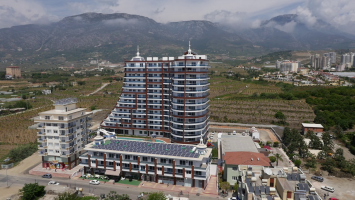 Antalya / Alanya Mahmutlarda Denize 550 Metre Mesafede Residence Site İçinde Satılık 1+1 Daireler