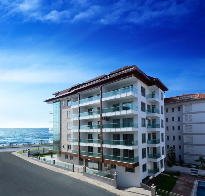 Antalya /  Alanya Kestel Beldesi  Denize 70 Metre Mesafede Residence Site İçinde  Satılık 1+1 ,2+1,3+1  Daire Ve 3+1 , 4+1 Dublexler