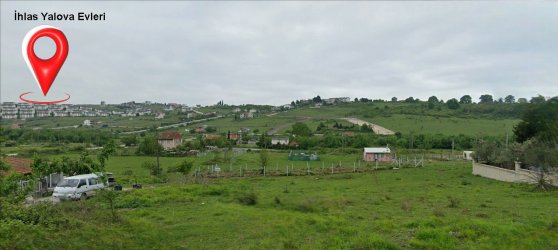 Yalova Çiftlikköy`de İhlas Yalova Evleri Sitesi Yakınında Satılık Villa İmarlı Arsa