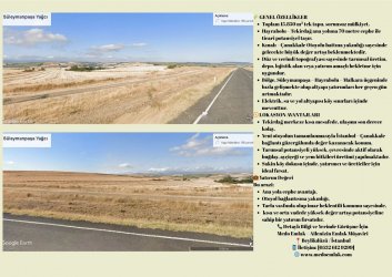 TEKİRDAĞ SÜLEYMANPAŞA YAĞCI KÖYÜ`NDE YATIRIMLIK TARLA – ANA YOLA CEPHELİ – 15.850 m²