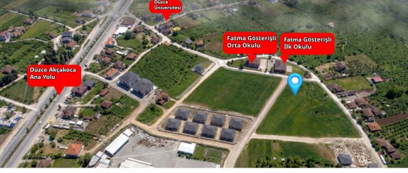 Düzce Çamköy`de Yatırımlık Fırsat Köşe Parsel Arsa! 3 Kat İmar ile 9 Daire Sahibi Olun