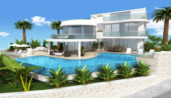 <span class='project-title text-uppercase'>Modern off plan project of Five Bedroom Villa located in Ortaalan area which is only 10 mins walk from the town center.</span>LUXURY VILLA FOR SALE IN KALKAN,ANTALYA