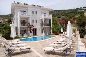 3 BEDROOM SEA VIEW DUPLEX APARTMENT FOR SALE IN KALKAN