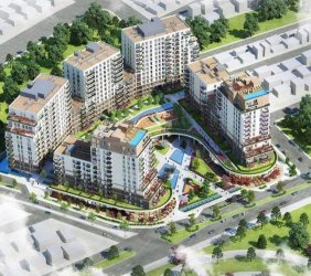 SEEWORLD SİNPAŞ METROLİFE 1+1 DEKORLU 65M2 BALKONLU metro life