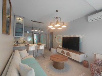 SEEWORLD SİNPAŞ LİVA 1+1 70m2 ÖZEL DEKORLU BOŞ BALKONLU EŞYALI SATILIK liva
