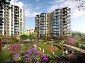 SEEWORLD SURYAPI LAVENDER 65M2 DEKORLU 1+1 KİRALIK sancaktepe