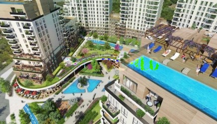 SEWORLD SİNPAŞ METROLİFE 1+1 BALKONLU DEKORLU 65m2 sancaktepe