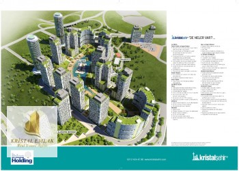 KRİSTALŞEHİR METROBÜSE KOMŞU 3+1 SATILIK DAİRE