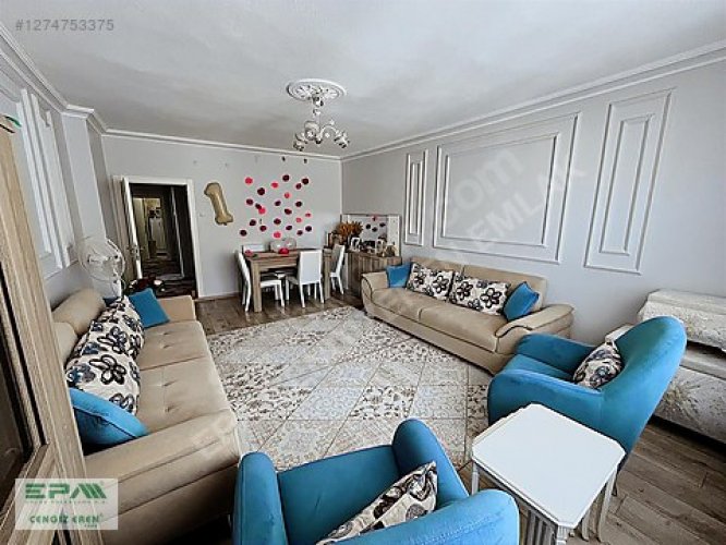 EPAdan Ertuğrulgazide Merkezi Konumda 3+1 Satılık Yapılı Daire