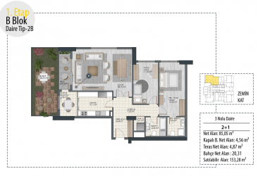 2+1 APARTMENT / RESİDANCE