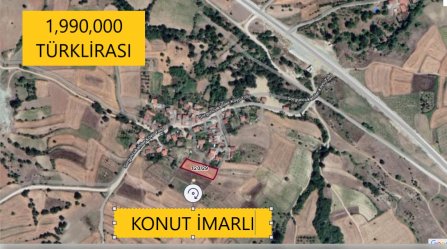 KÖY İÇİ, MALİKHANE İÇİN UYGUN ARSA 2014 M2 %40 İMARLI