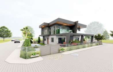 GÜZELÇAMLI MERKEZDE,ÖZEL HAVUZLU,GARAJLI,PLAJA 100MT SIFIR VİLLA