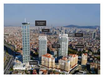 Bosforce` dan Ünalan Emaar Square da 3+1 Satılık Daire