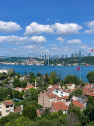 Beylerbeyi Yağcılar Sitesi`nde Boğaz Manzaralı 3+1 Kiralık Daire
