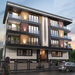 BÜYÜKKOLPINAR`DA 2 YOLA CEPHE KAT KARŞILIĞI 16 DAİRELİK ARSA