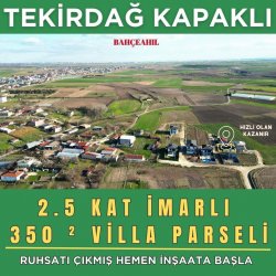 TEKİRDAĞ KAPAKLI da RUHSATI HAZIR VİLLA İMARLI ARSA HEMEN BAŞLA