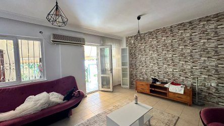 MARMARİS MERKEZDE PLAJA 30 METRE FULL EŞYALI 2+1 BAHÇELİ DAİRE