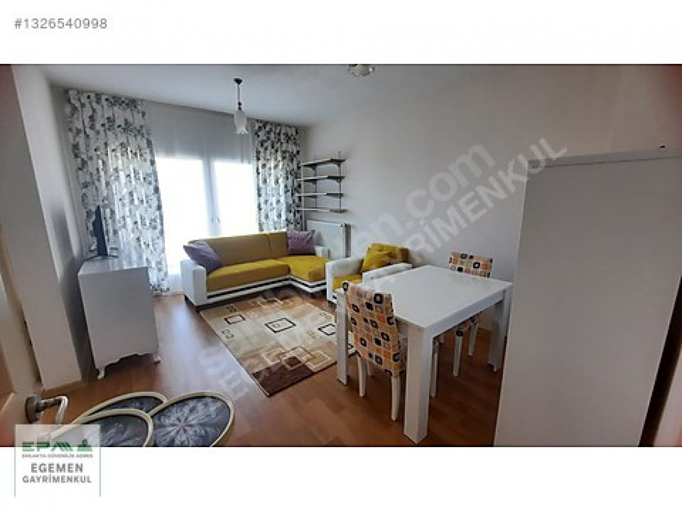 YAPRACIK 7.BÖLGEDE ABONELİKLERİ AÇIK 2+1 EŞYALI KİRALIK DAİRE
