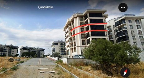 Çanakkale KEPEZ de KOÇTAŞ arkası satılık  daire