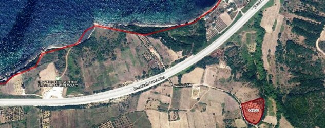 LAPSEKİ ŞEVKETİYEDE OTOBAN KENARI DENİZ GÖREN ARSA