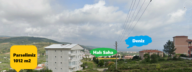 % 40 4 KAT İMARLI ARSA.