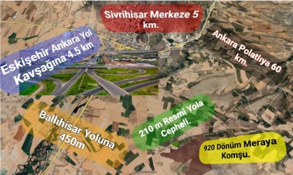 22.500 m2 ÇİFTLİK YAPIMINA UYGUN MERKEZE YAKIN TARLA