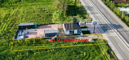 SAKARYA KAYNARCADA CANOL EMLAKTAN SATILIK 302 M2 ANA YOL ÜZERİ İMARLI ARSA