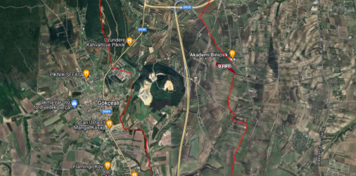 İstanbul Çatalca Subaşı Köyünde 12203 m2 Satılık Tek Tapu Tarla