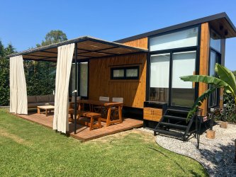 BODRUM TURGUTREİS TE KIŞLIK KONAKLAMALI TİNY HOUSE REF-3225