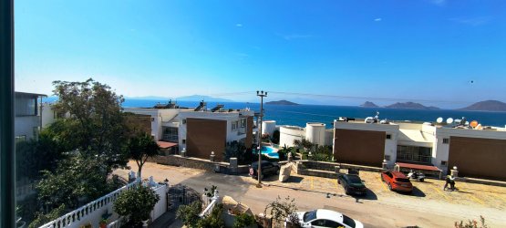 SATILIK DAİRE - BODRUM TURGUTREİS MERKEZDE DENİZE MANZARALI 2+1 DAİRE - REF- 3242