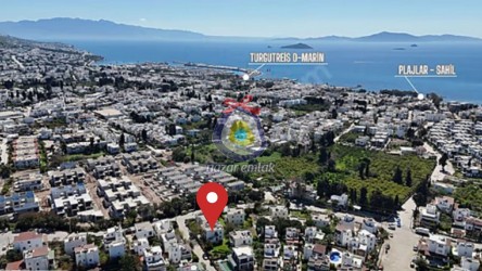 SATILIK DAİRE - BODRUM TURGUTREİS MERKEZDE   2. KAT 2+1 DAİRE - REF- 3275