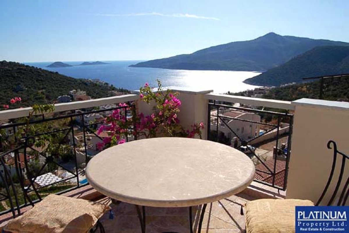 SEA VIEW DUPLEX APARTMENT FOR SALE IN KALKAN,ANTALYA For Sale Residence